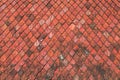 Red roofing tiles texture Royalty Free Stock Photo